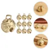 Party Supplies 10 Pcs Small Brass Bell Hanging Wind Bells Needlework Tiny For Crafts Chinese Style