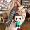 Rick and Morti Dolls Keychains Cartoon Anime Figures Keyrings Fashion Cute Car Bags Pendant Key Holders Kids Birthday Gift