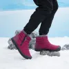 Boots Waterproof Men Women Snow Boots High Top Ankle Winter Boots Platform Warm Plush Man Cutton Shoes Outdoor Nonslip Snowboots Male