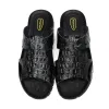 Sandalet XL Boyutları 52 Split Deri Terlik Erkekler İçin Yaz Sıcak Satış Slaytları Sandalet Plaj Ayakkabıları Flip Flops Hombres Sandalia Siyah