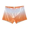Underpants 1pc Sexy Men's Ice Silk Bulge Pouch Boxers Shorts Underwear Lingerie Breathable Ultra Thin Boxer Panties For Man