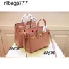 Genuine leather BK Handbag Designer Handbags 2024 Pink Platinum Togo Top High Sense Solid Color Messenger Large Capacity