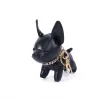 Party Favor cuir dessin animé chiot bouledogue français porte-clés créatif mignon bouledogue pendentifs porte-clés pendentif spot vente en gros LL