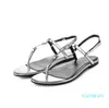 women flat sandals Slippers cassan Dress Shoes designer patent leather Gold Tone triple black nuede red womens lady fashion sandals Party Wedding Office