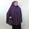 Abbigliamento etnico H009 Extra Big Size Plain Musulmano Hijab Sciarpa Foulard islamico Cappello Armia Pull On Headwrap Pray Turban Caps Kaftan