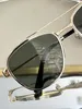 CT0326 001 Güneş Gözlüğü Polis Gözü Orijinal Erkek Meydanı Modelleri Güneş Gözlüğü Santos De Altın Kaplama Fırçalı Platin İki Tonlu Metal HD