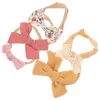 Bandanas 5 pièces arc bandeau cheveux accessoires pour bébé fille cravate mignon bandeaux nés nylon filles fête infantile