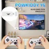 Gamecontroller Joysticks Y6 4K TV Game Stick Videospielkonsole 60fps HDMI-Ausgang Niedrige Latenz GD10 Tragbare Retro-Spielekonsole mit zwei Griffen für GBA / PS1Y240322