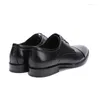 Zapatos de vestir de gran tamaño Eur46 negro / marrón para hombre boda piel de oveja cuero masculino oficina negocio