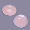 50pcs silikon pembe meme örtüsü yeniden kullanılabilir çıkartma yapıştırıcı görünmez kaldırma sütyen macun göğüs yaprakları kadınlar sütyen göğüs pedi 240318