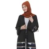 Etniska kläder muslimska kvinnor paljetter öppnar abaya islamiska dubai kalkon kimono caftan hijab klänning mante eid ramadan jalabiya blygsam