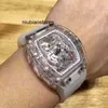 Luxury Richarmille Watch Business Watch Date Leisure helt automatisk mekanisk Millr -klockkristallfodral ihålig transparent modemän W4wx