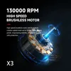 第3世代x3暴力ブロワーミニターボジェットファンハンドヘルドブラシレスモーター130000 rpm風速52m/s工業用ダクトファン240311