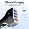 New Kebidu 4 Port USB Quick Charger QC 3.0 Phone Charge Adapter لـ iPhone Samsung Car Mobile