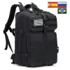 Torby Czarne taktyczne plecak mężczyźni sportowe torba myśliwska 50L duży wyposażenie kempingowe 30L Małe wojskowe plecaki