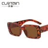 2 pcs Fashion luxury designer Personalized small square Sunglasses 2021 new ins online Red same Sunglasses trend street shot