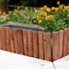 Wooden Edging Landscape Outdoor Flexible Short Decorative Border Tree Fence - Spring Garden & Yard Maintenance