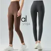 Damen-Leggings mit hoher Taille und angehobenem Gesäß ohne unangenehme Linien, 9-Punkt-Sport-Yogahose