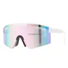 Pit VIP Cycling Sports Solglasögon skidglasögon som driver UV -skydd UV400 färgfilm