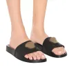 Designer-Hausschuhe Neue FI-Klassiker PALAZZO-Sandale Freizeitschuh Mule Herren Damen Sandale Sliders Metall-Logo-Slipper Sommerplattform flach Sli M0hX #