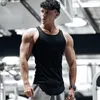 Männer fitness gym Tank top männer Fitness ärmelloses hemd Männlich schwarz atmungsaktive Sport weste Unterhemd Turnhallen Lauf weste 240322