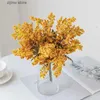 Faux Floral Greenery Artificial Flowers Fake Foam Gypsophila Pompon Vases for Home Decoration Christmas Garland Wedding Bridal Accessories Clearance Y240322