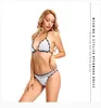 Traje de baño para mujer H80S90 Mujeres Mano Crochet Beachwear Femenino Hecho a mano Punto Damas Vendido Vendaje Push-Up Triángulo Bikini Playa Baño