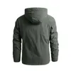 Mannen Outdoor Wandelen Jassen Waterdichte Capuchon Windjack 2023 Herfst Casual Jas Tactiek Militaire 240308