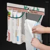 Storage Bags Mesh Organizer Net Garbage Bag Cartoon Wall Mounted Elastic Toy