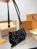 Borse a tracolla Borsa firmata Donna Borse a tracolla a tracolla Portafoglio a catena Lady Easy Pouch On Strap Borsa Lettere Strisce di fiori in rilievo Borse di marca di lusso