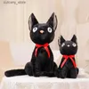 Мягкие плюшевые животные Мультфильм KikiS Служба доставки Kawaii Jiji Kiki Плюшевые игрушки Аниме Подушка Мягкая кукла Украшение комнаты Игрушки для детей Подарок L240322