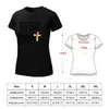 Polos pour femmes Jésus en moi T-shirt chrétien drôle T-shirt imprimé animal pour filles Tops Chemises d'entraînement Femmes Coupe ample