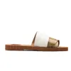 Chloé Woody Canvas Slide 2024 Luxury Sandals Mule Flat Designer Slippers Womens Letter sandal tasman slipper shoes casual thick bottom summer flat flip flops women【code ：L】