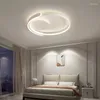 天井照明モダンな鉛照明寝室の黒い白い正方形のリングランプリビングルーム研究屋内照明器具