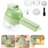 Fruit Vegetable Tools Handheld Electric Cutter Set Wireless Food Processor For Garlic Chili Pepper Onion Ginger Celery Meat With Brus Otbo7