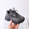 Sneakers Childrens Sports Shoes 2024 Platform Lace Childrens Brand Casual Shoes Fashion Preschool Boys or Girls Sports Soft Sole Solid Machine 240322