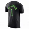 Zion Williamson Brandon Ingram C.J. McCollum Basketball Sports Clubファンブランド半袖Tシャツパフォーマンス練習ティー