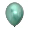 Décoration de fête 10pcs Chrome Métallique Latex Air Hélium Ballons Baby Shower Mariage Anniversaire Globos Gonflable Balon
