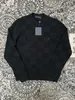 2024 Early Autumn Stitched Blend Knit Crew Neck Sweater - 56% Cotton, European Sizes