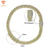 Sell 925 Sliver Gold Plated Cuban Necklace d Vvs1 Moissanite Miami Cuban Link Chain Men Necklace