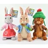 3 11.5 "30 cm stil Peter Easter Rabbit Plush Doll fyllda djur leksak för gåvor Party Supplies
