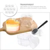 Copas descartáveis palhas 10pcs de sobremesas multifuncionais em forma de coração em forma de mousse em forma de mousse transparente xícaras de tiramisu (150 ml)