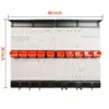Organizador de parede Pegboard Ultrawall, 48X 36 polegadas para garagem com ganchos, caixas de armazenamento, organizador de painel de ferramentas
