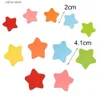 Fridge Magnets 20 pieces/set of magnetic stickers multi-color childrens competition star whiteboard magnet party star blackboard magnet Y240322