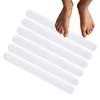 Badmattor Anti Slip Strips Transparenta duschklistermärken TREADS BADTUB Non Trappor Snöflingdekaler för badkar