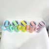 Magazzino USA 30 once multi colori luminosi opachi macaron vuoto sublimazione bicchieri da viaggio tazze da viaggio all'aperto bottiglia d'acqua Thermos quencher con manico rimovibile