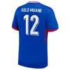 2024 Klub francuski Pełne zestawy francuskie koszulki piłkarskie Benzema Giroud Mbappe Griezmann Saliba Pavard Kante Maillot de Foot Equipe Maillots Kit Men Football Shirt
