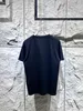 24SS inizio primavera camicie di jeans da uomo pantaloncini italia parigi Uomo Donna High Street Fashion maniche corte OS T-shirt estate traspirante Tee zl0323