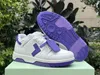 White Purple Designer Basketball Shoes خصم الرجال نساء للجنسين في الهواء الطلق الأحذية الرياضية أحذية رياضية أصيلة تسليم سريع مع OG Box