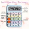 Dopamine Candy Color Calculators Ins Style Stor Display Mechanical Dot Keyboard Back to School Supplies Finance Stationery YFA2053